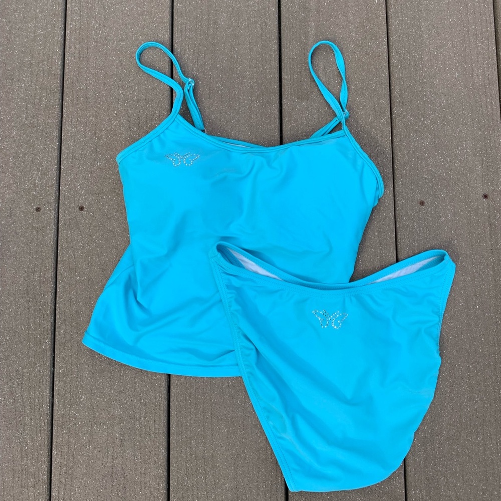 Butterfly Rhinestone Tankini 🦋